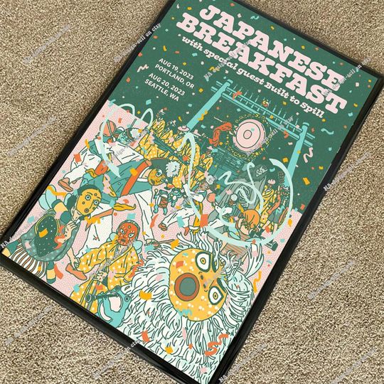 Discover Japanese Breakfast 2023 Poster, Or-wa 2023 Poster, Los Angeles Poster