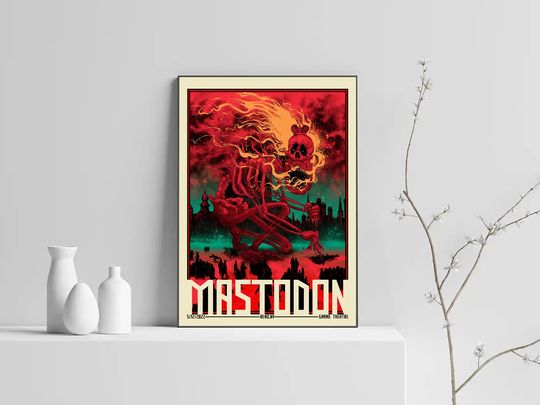 Discover Mastodon band poster