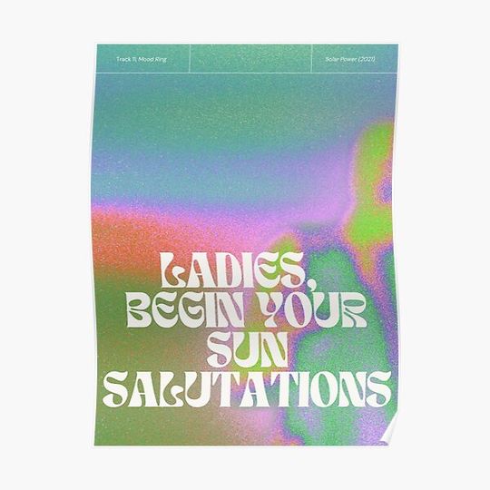 Discover Lorde Mood Ring poster Premium Matte Vertical Poster