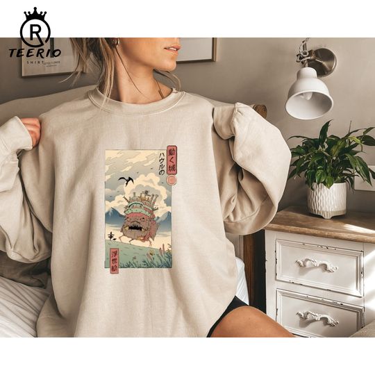 Discover Howl's Moving Castle Anime Sweatshirt