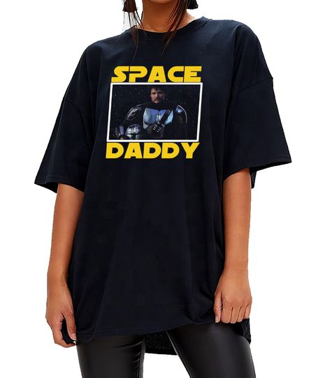 Discover Space Daddy Pedro Pascal Shirt Zaddy Pascal, Funny Pop Culture Tee