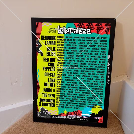 Discover Lollapalooza 2023 Poster
