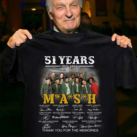 Discover 51 Years Anniversary Mash Tha.nk Y.ou Fo.r Th.e M.em.ories Signatures Movie Tee