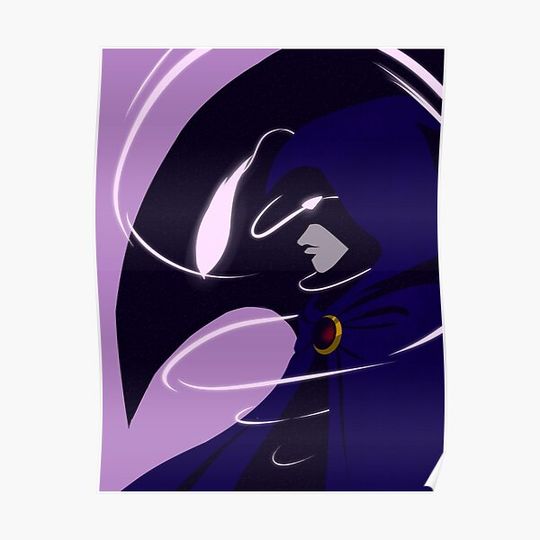 Discover Teen Titans Raven Premium Matte Vertical Poster