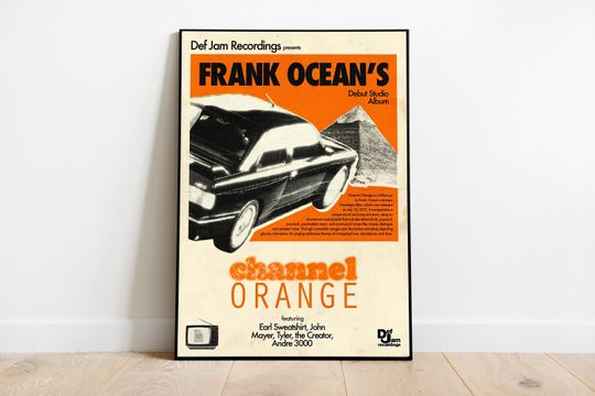 Discover Frank Ocean Poster, Channel Orange Poster