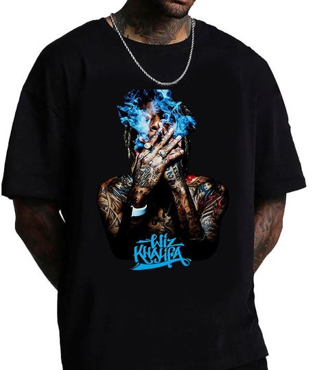 Discover Wiz Khalifa T-shirt, Vintage Wiz Khalifa Hip Hop Rap Shirt