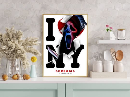 Discover Poster Scream 6 2023 - Scream - Minimalist Poster - Art Print