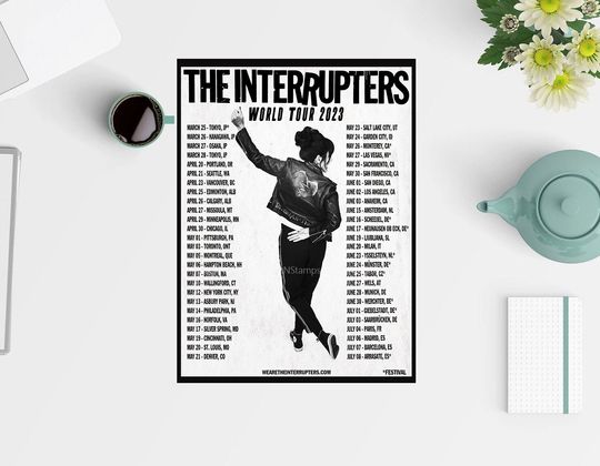 Discover The Interrupters World Tour 2023 Poster