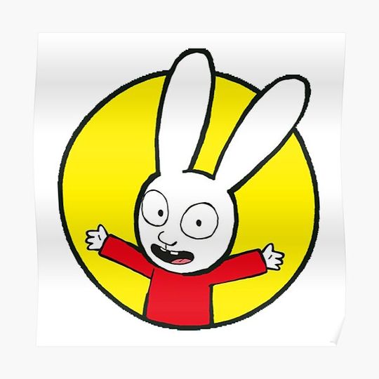 Discover Simon The Rabbit Premium Matte Vertical Poster