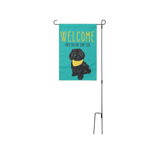 Discover Black Shih Tzu Gifts Garden Flag
