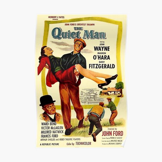 Discover The Quiet Man Premium Matte Vertical Poster