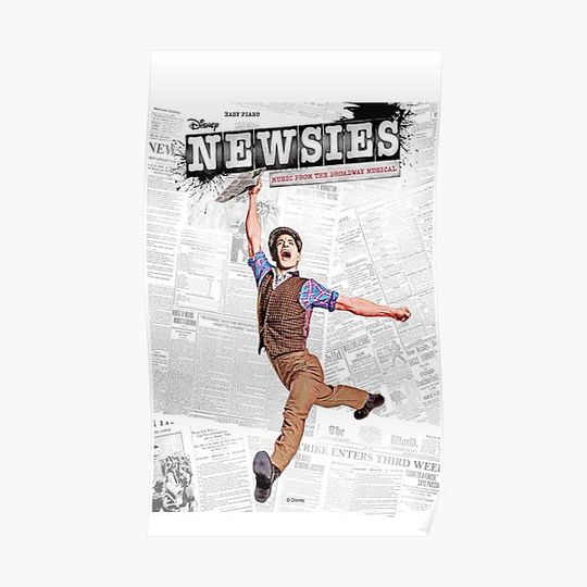 Discover Newsies Broadway Musical Premium Matte Vertical Poster