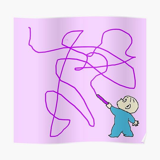 Discover Harold and the purple crayon Premium Matte Vertical Poster