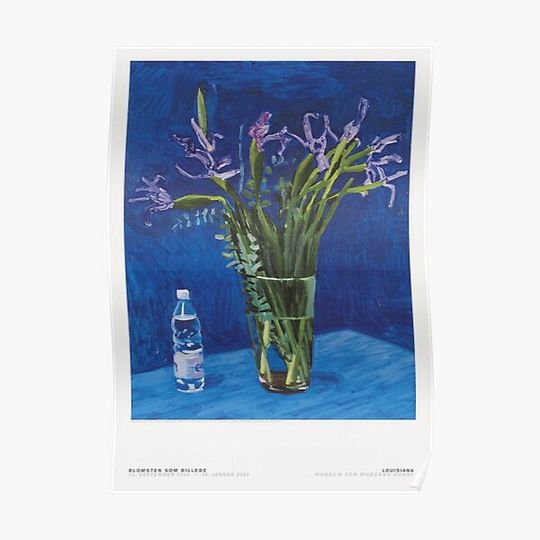 Discover David Hockney Original Exhibition Premium Matte Vertical Poster