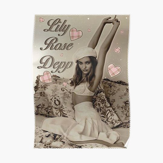 Discover lily rose depp Premium Matte Vertical Poster