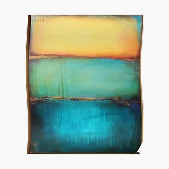 Discover Blue &amp; green the art of mark rothko artist Premium Matte Vertical Poster