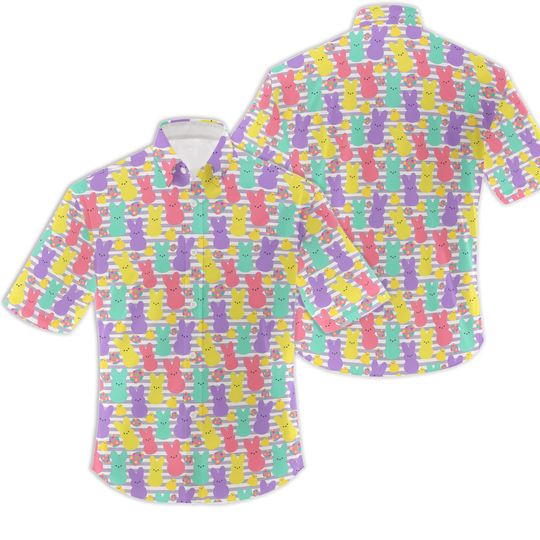 Discover Easter Hawaiian Shirt Easter Bunny Printed Shirt Classic Hawaiian Shirts