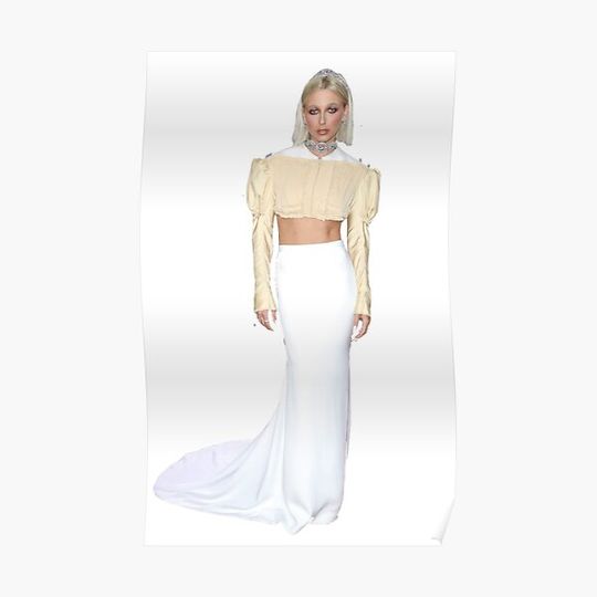 Discover Emma Chamberlain Met Gala 2022 Premium Matte Vertical Poster