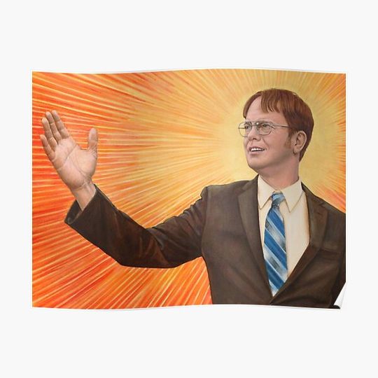Discover Dwight Propaganda Office Premium Matte Vertical Poster