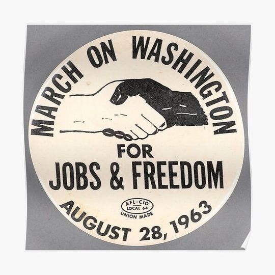 Discover March on Washington 1963 Premium Matte Vertical Poster