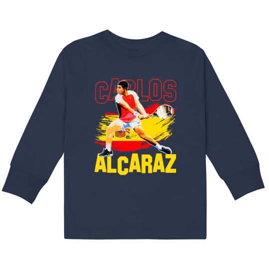 Discover Carlos Alcaraz  Kids Long Sleeve T-Shirts