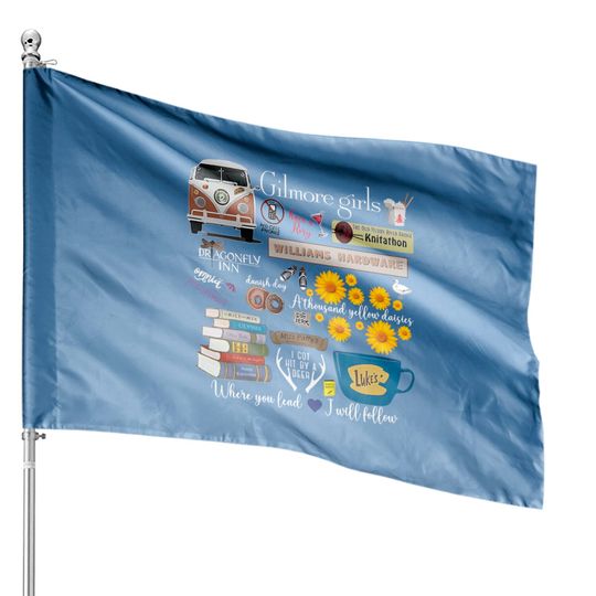 Discover Vintage Star Hollow House Flags, Gilmore Girls House Flags