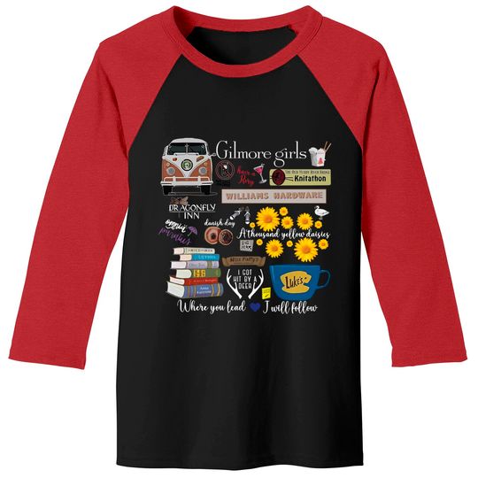 Discover Vintage Star Hollow Baseball Tees, Gilmore Girls Baseball Tees