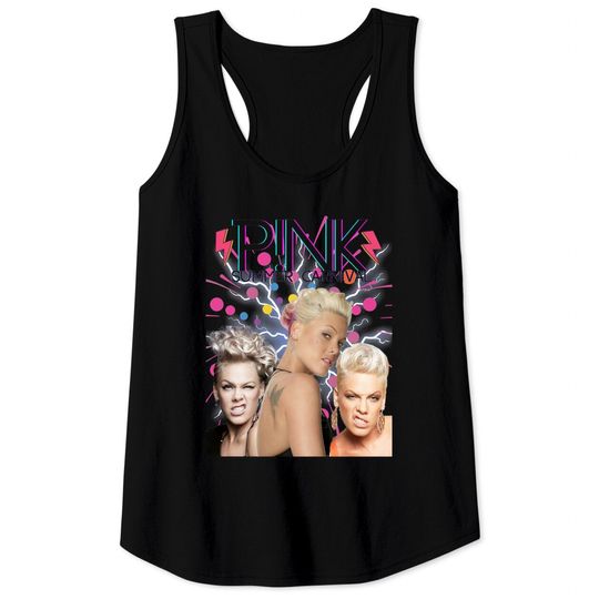 Discover Unisex Pink Summer Carnival 2023 tour Band Tank Tops