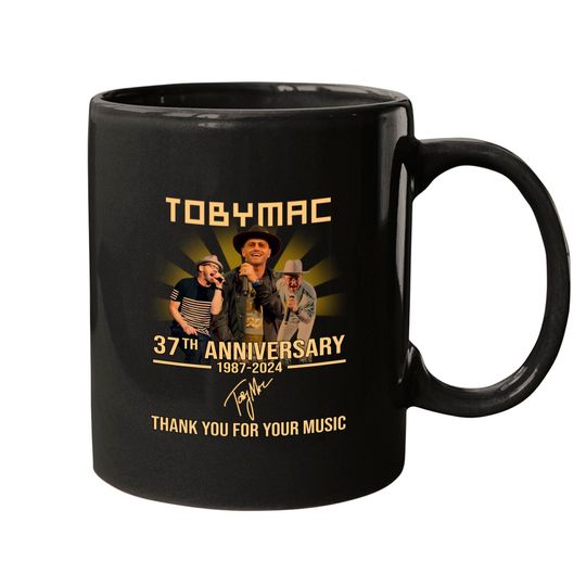 Discover TobyMac 36th Anniversary 1987-2023 Thank You For Memories Signature Mugs