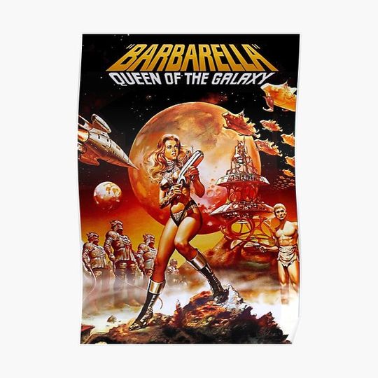 Discover Barbarella 1968 Premium Matte Vertical Poster