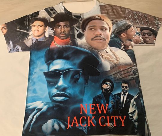 Discover New Jack City Shirt Classic Black Movies Wesley Snipes C.hr.is R.ock Ice-T Mario Van Peebles