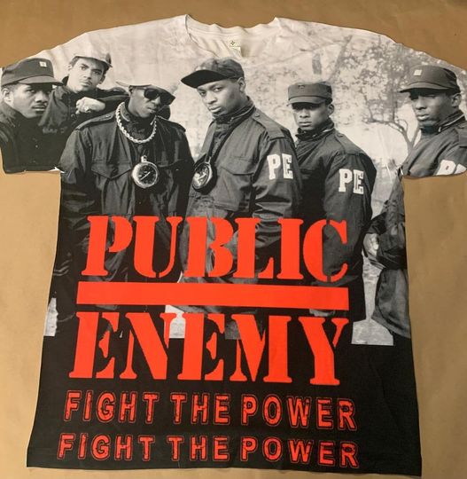 Discover Public Enemy Rap 80's Hip Hop Shirt Legends Grandmaster Flash Whodini Run