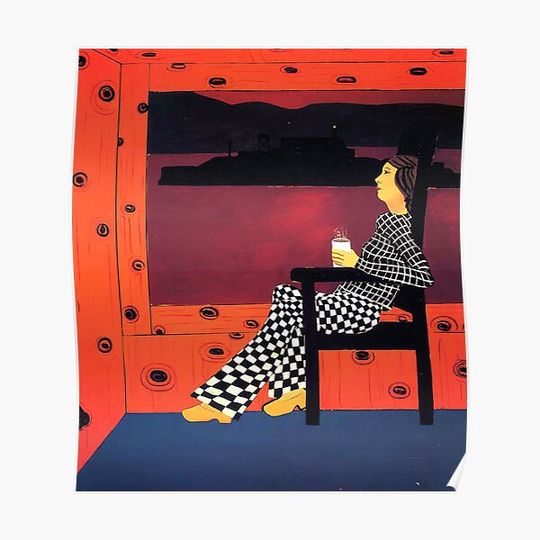 Discover Joan Brown The Women Relax Chair Premium Matte Vertical Poster