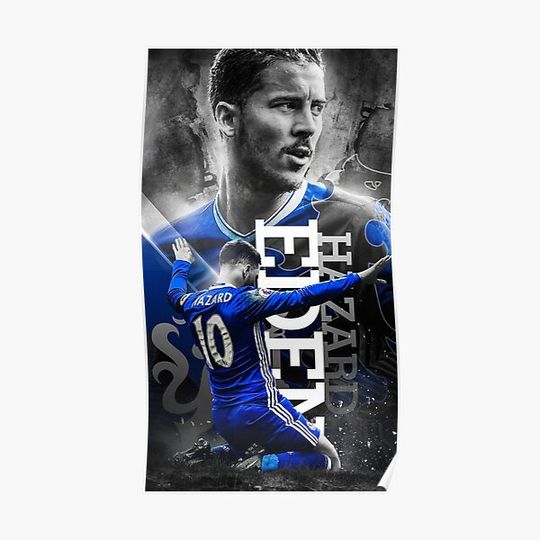 Discover eden hazard 6 Premium Matte Vertical Poster