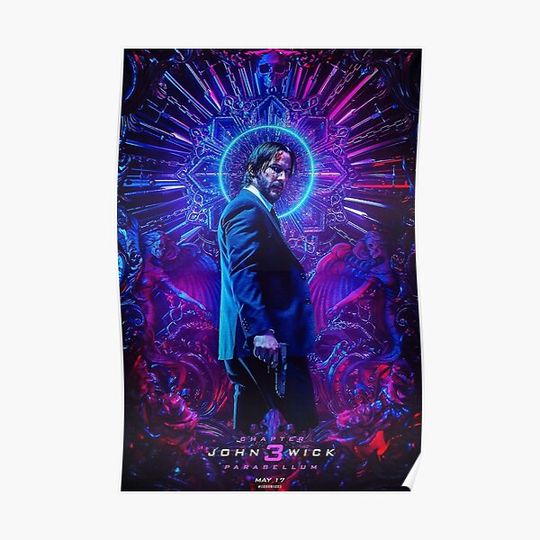 Discover John Wick 3 poster Premium Matte Vertical Poster