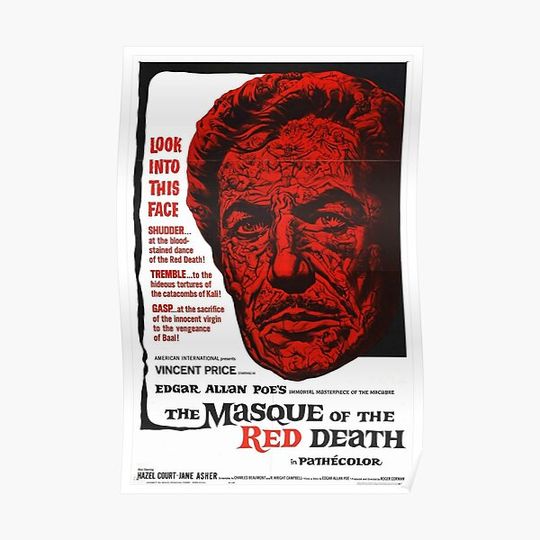 Discover The Masque movie of 80s the Red death Premium Matte Vertical Poster