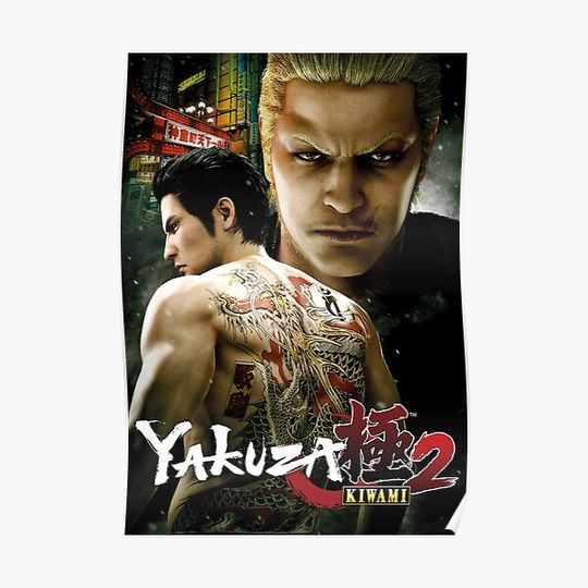 Discover Yakuza kiwami 2 Premium Matte Vertical Poster