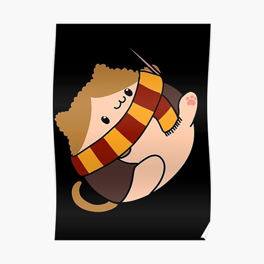 Discover Potter Cats Harry Pawter - Hermiawne Premium Matte Vertical Poster