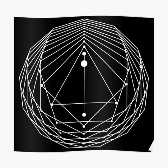 Discover Pythagorean Harmonic Music Interval Diagram Premium Matte Vertical Poster