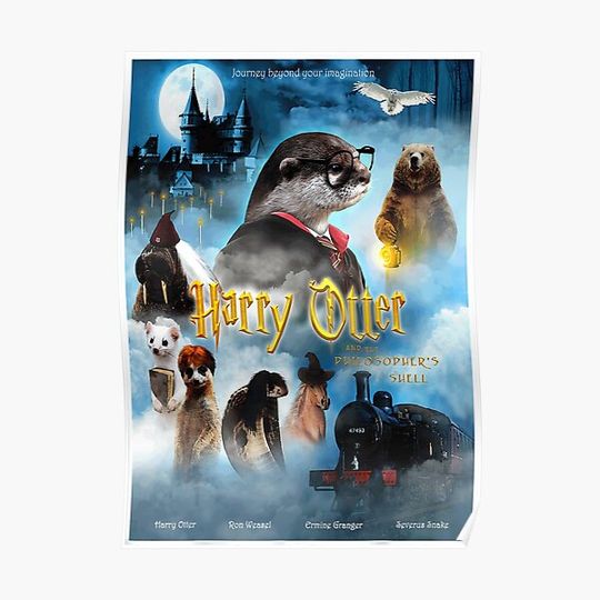 Discover harry otter movie poster Premium Matte Vertical Poster