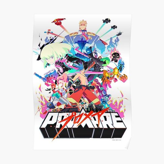 Discover Promare Anime Premium Matte Vertical Poster