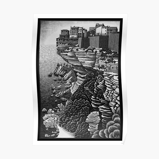 Discover M.C. Escher art Premium Matte Vertical Poster
