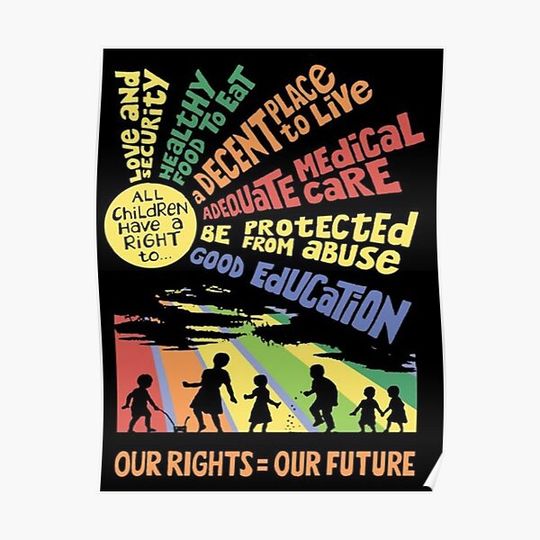 Discover Human Rights Poster Premium Matte Vertical Poster
