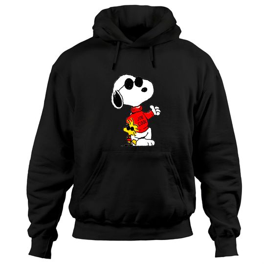 Discover Joe Cool in red clothes - Snoopy - Hoodies