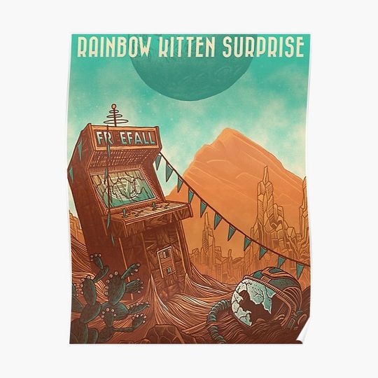Discover Rainbow Kitten Surprise Band Tour Music Premium Matte Vertical Poster