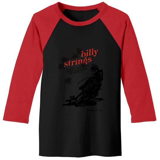 Discover Billy Strings Tour 2023 Baseball Tees, Billy Strings Tour Nashville Baseball Tees