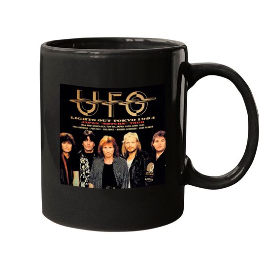 Discover UFO Band Mugs, UFO World Tour Rock Concert Mugs