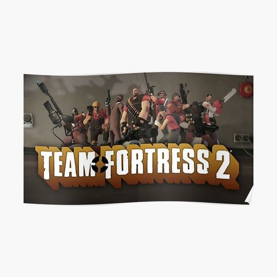 Discover Team Fortress 2 Video Game Premium Matte Vertical Poster