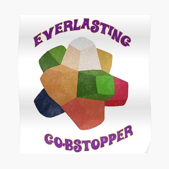 Discover Vintage Everlasting Gobstopper Premium Matte Vertical Poster