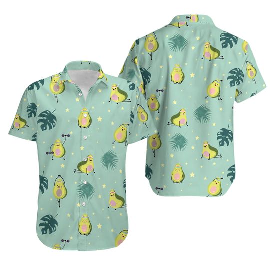 Discover Green Avocado Hawaiian Shirt for Men, Women, Aloha Shirt Summer